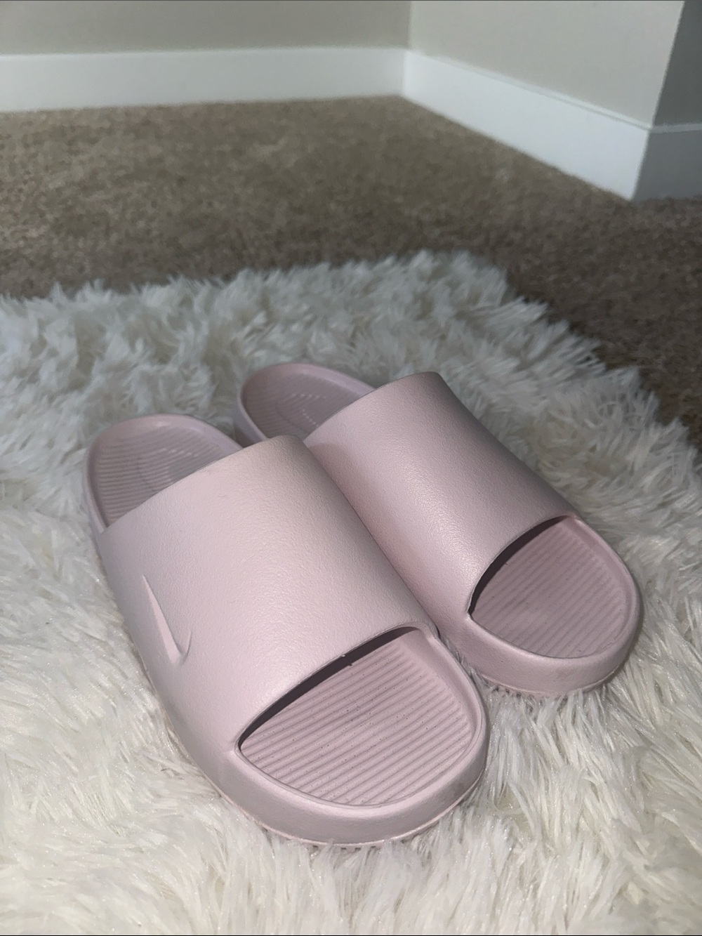 Nike Pale Pink Slide Sandals